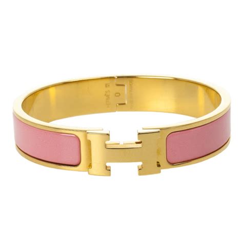 baby pink hermes bracelet|Hermes pink bangle.